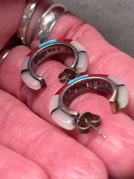 Vintage Native American Zuni P. Panteah Multi-Sto… - image 6