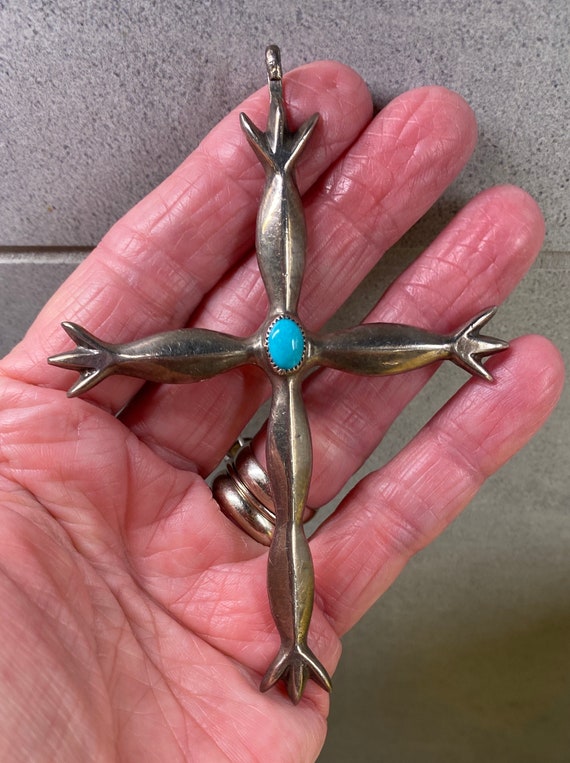 Authentic Native American Navajo Ex-Large Kingman… - image 1