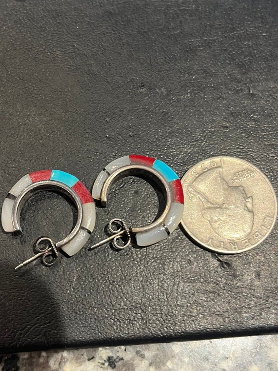 Vintage Native American Zuni P. Panteah Multi-Sto… - image 4