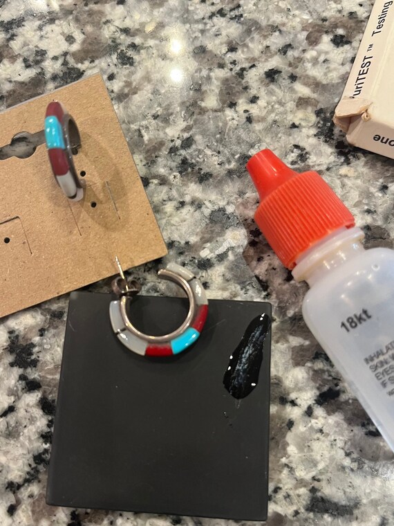 Vintage Native American Zuni P. Panteah Multi-Sto… - image 3