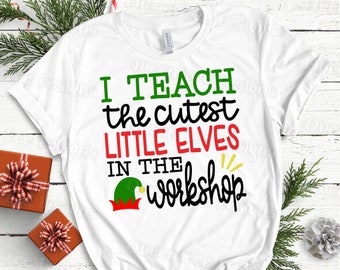Download Elf Teacher Svg Etsy