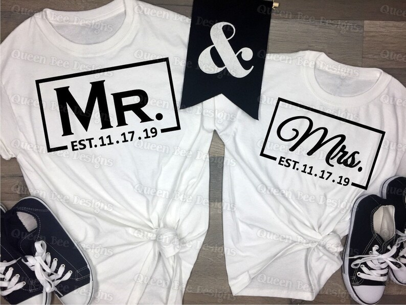 Mr. and Mrs. SVG / Customize Your Own Established Date / Bride | Etsy