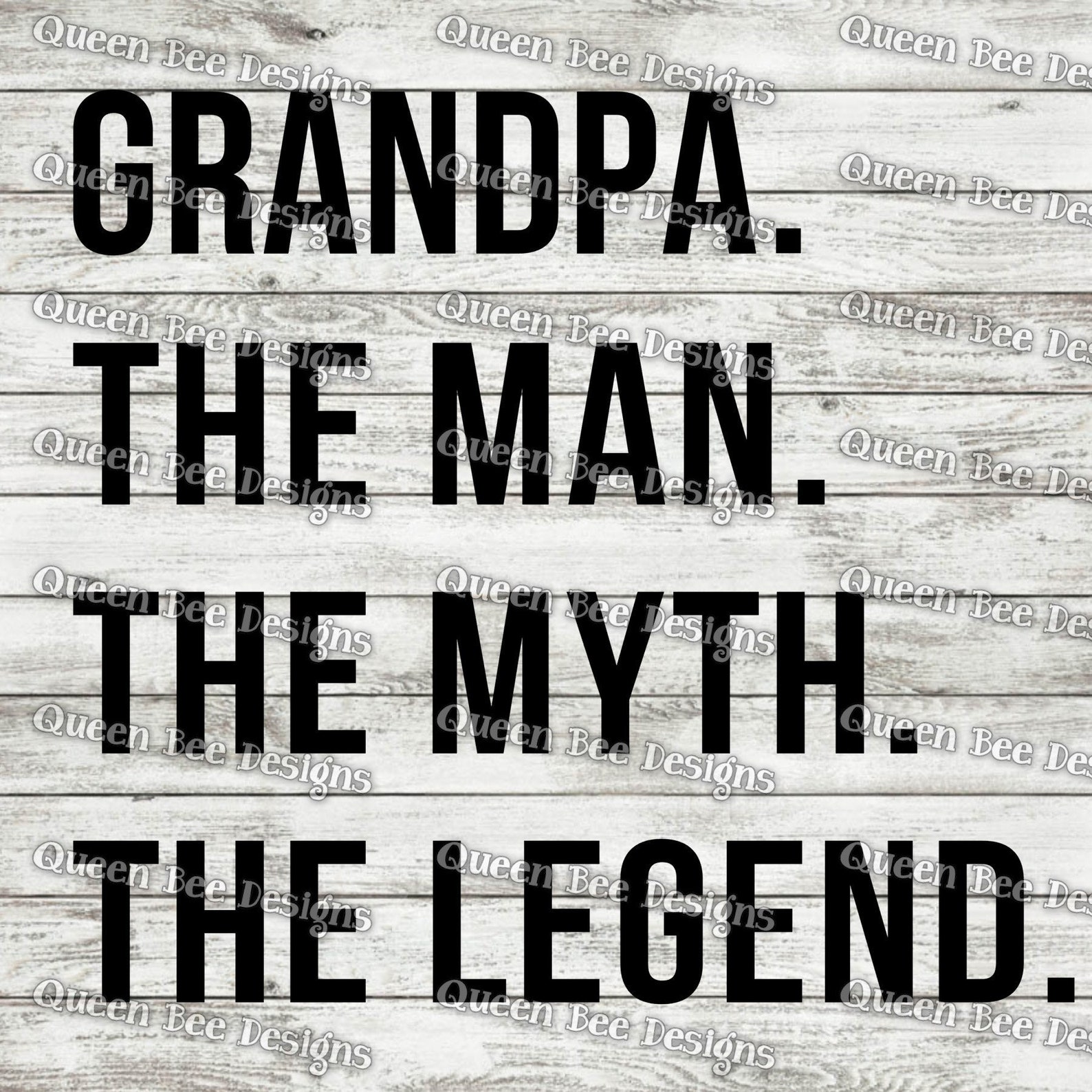 Grandpa The Man The Myth The Legend SVG / Fathers Day SVG ...