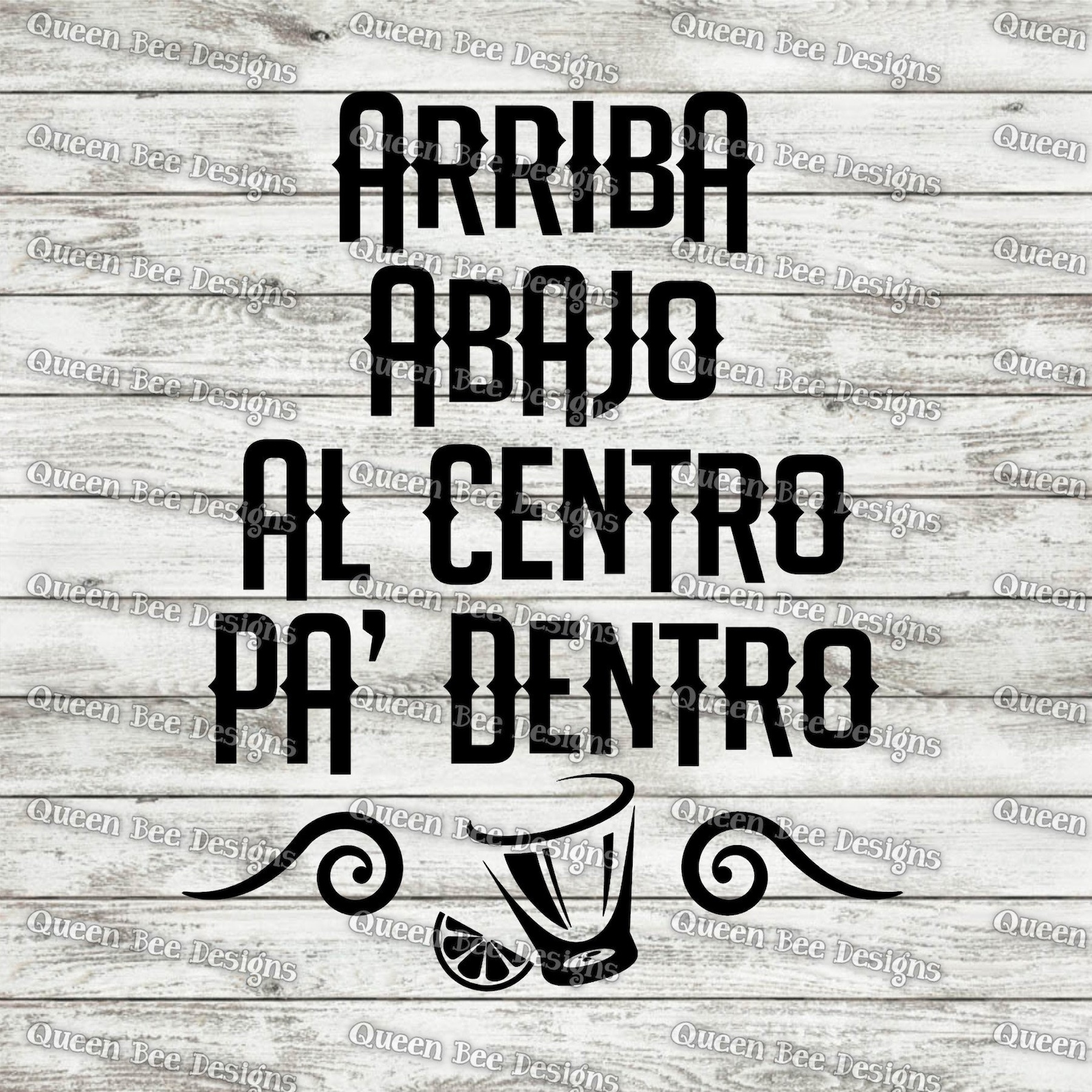 Arriba Abajo Al Centro Pa Dentro SVG Cinco De Mayo SVG Fiesta Etsy