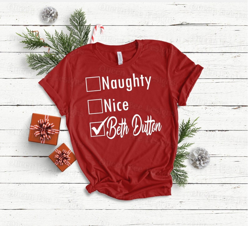 Christmas SVG / Naughty Nice Beth Dutton SVG / Naughty SVG / | Etsy