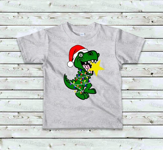 Download Free Christmas Tree Rex Svg Dinosaur Svg Christmas Svg Kids Etsy SVG DXF Cut File