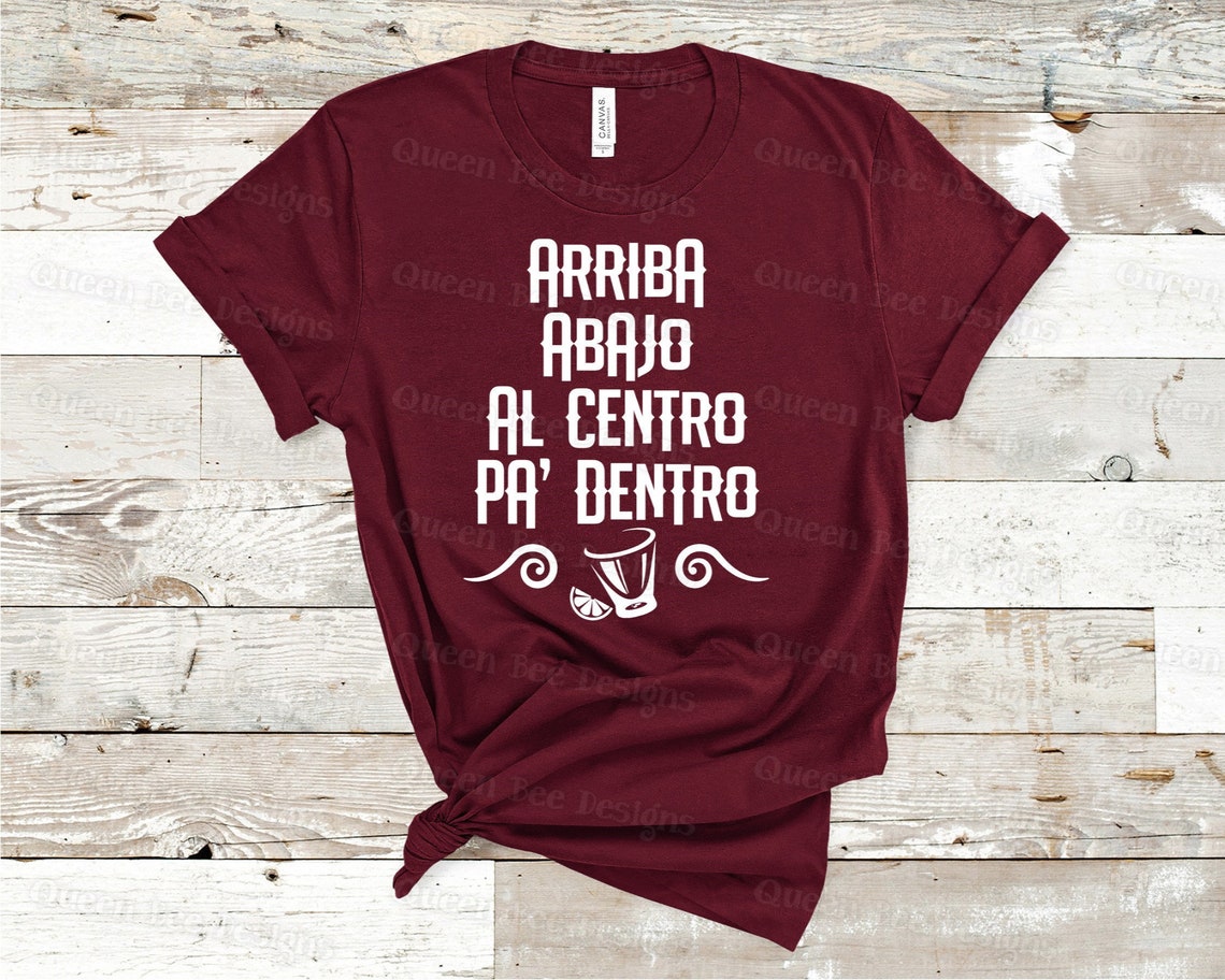 Arriba Abajo Al Centro Pa Dentro SVG Cinco De Mayo SVG Fiesta | Etsy