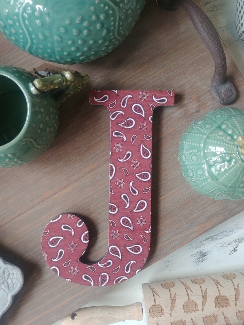 Handmade Western Letter J Etsy