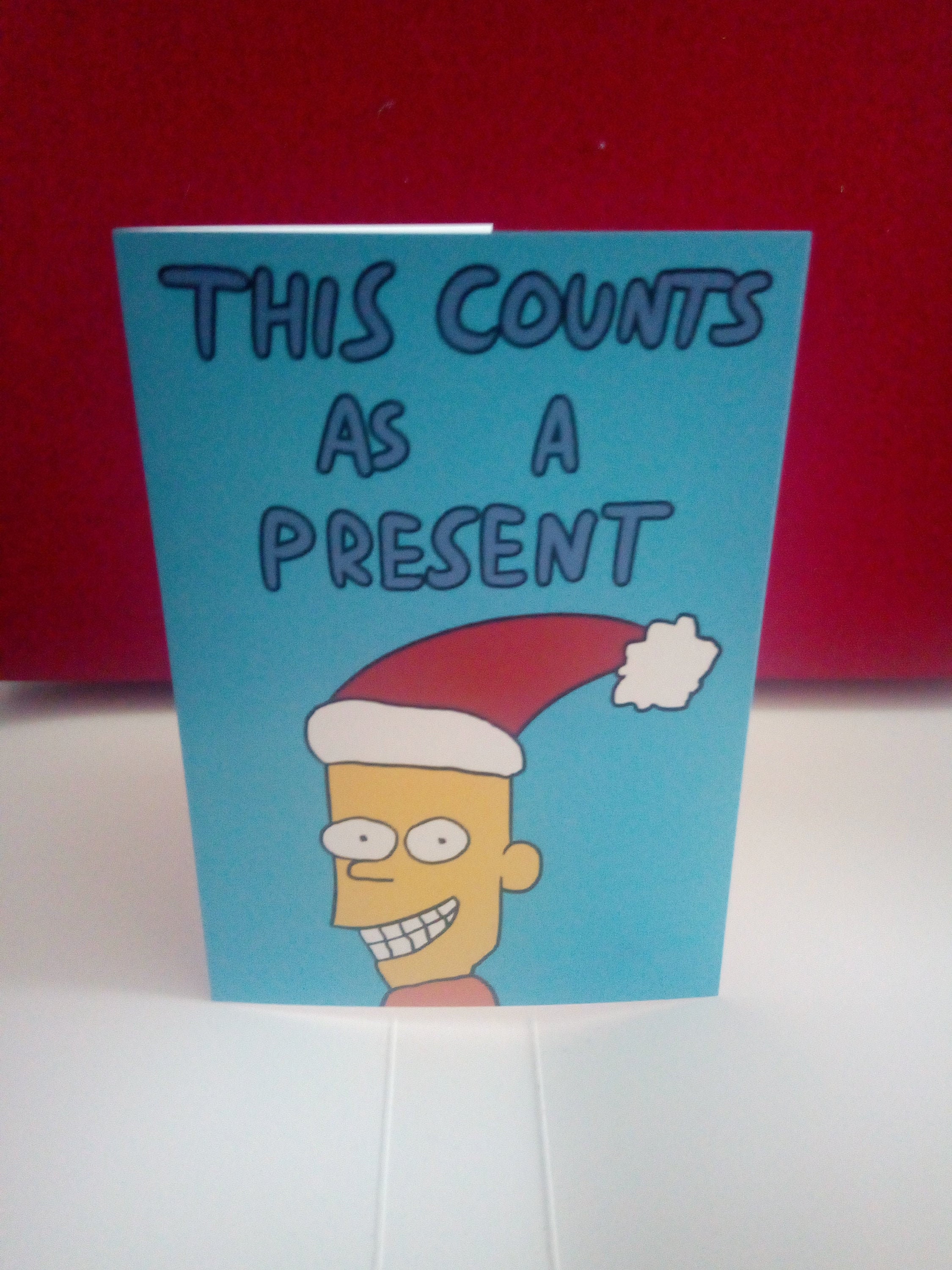 Sad Bart Greeting Card by Theo C