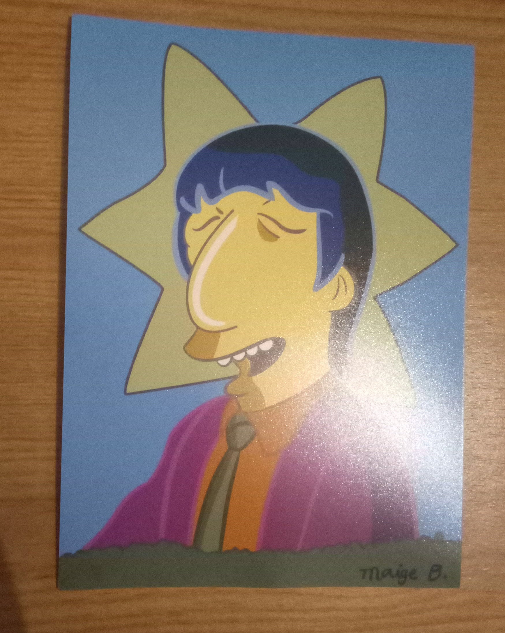 Ringo in the Simspons Inspired Art Print - Etsy Canada