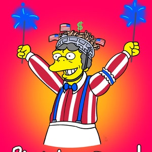 Unky Moes Million Dollar Birthday Fries Carte Danniversaire Etsy