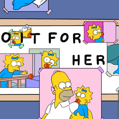 Do It for Her Art Print the Simpsons Inspired - Etsy