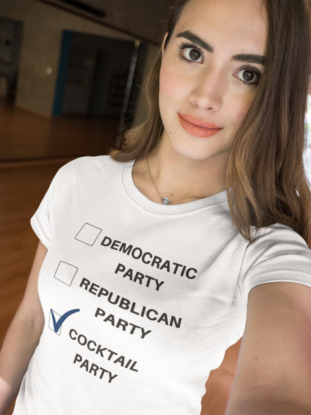 Partito Democratico Partito Repubblicano Cocktail Party Tshirt, TGIF