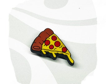 Pizza crocs charm -  pizza croc jibbitz, fast food croc charm, food croc jibbitz,