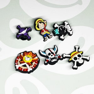 One Piece Charms for Crocs Luffy, Zoro, Franky, Nami, Chopper, Sanji, Robin and Ace Inspired