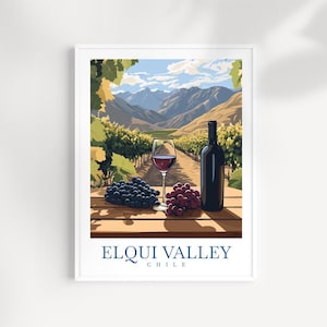 Elqui Valley Chile Reisebild, 3D Wandkunst, 4 Sterne Dekoration, 3D Bilder, 3d Poster, 4 Sterne Dekoration, Südamerika
