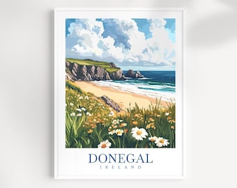 Donegal Ireland Print: Coastal Landscape, Wild Atlantic Way Art