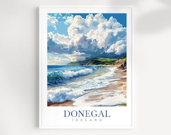 Donegal Ireland Print: Coastal Landscape, Wild Atlantic Way Art