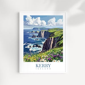 County Kerry Ireland Print: Coastal Landscape Art, Ring of Kerry