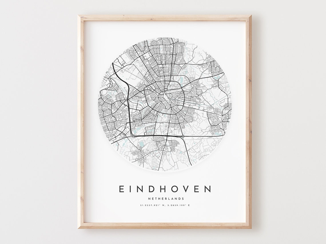 Prints Street Map Print Map Decor Map Art Map Artwork Map Poster