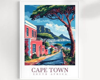 Cape Town Travel Print: South Africa Wall Art