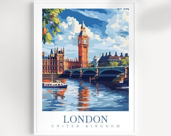 Londonresetryck: Englands väggkonst, heminredning