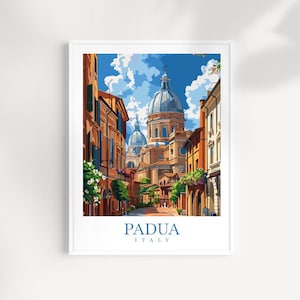 Padua Travel Print Wall Art Italy Wall Hanging Home Décor Padua Gift Art Lovers Padua Art Lover Gift Padua Print Italy Wall Art Decor