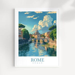 Rome Travel Print Wall Art Italy Wall Hanging Home Décor Rome Gift Art Lovers Italy Art Lover Gift Rome Print Italy Wall Art Decor