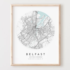 Beltz Karte, Beltz Stadtplan,Belfast Karte,Belfast Karte,Borketon Straßenkarte,Borton Straßenkarte,Dekor,Büro Geschenk, L408v4