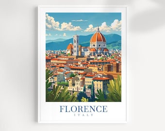 Florence Italy Travel Print Wall Art Florence Wall Hanging Home Decoration Florence Gift Art Lovers Wall Art Print Florence Italy Wall Print