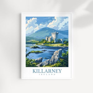 Killarney Irland Reseposter: Heminredning Väggkonst