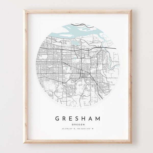 Gresham City Map Etsy