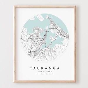 Impressão de mapa de Tauranga, mapa de Tauranga pôster arte de parede da cidade, mapa de estradas de Tauranga, decoração de mapa de rua com impressão de Tauranga, presente de escritório, L779v4