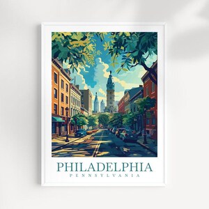 Philadelphia Travel Print: Pennsylvania Wall Art