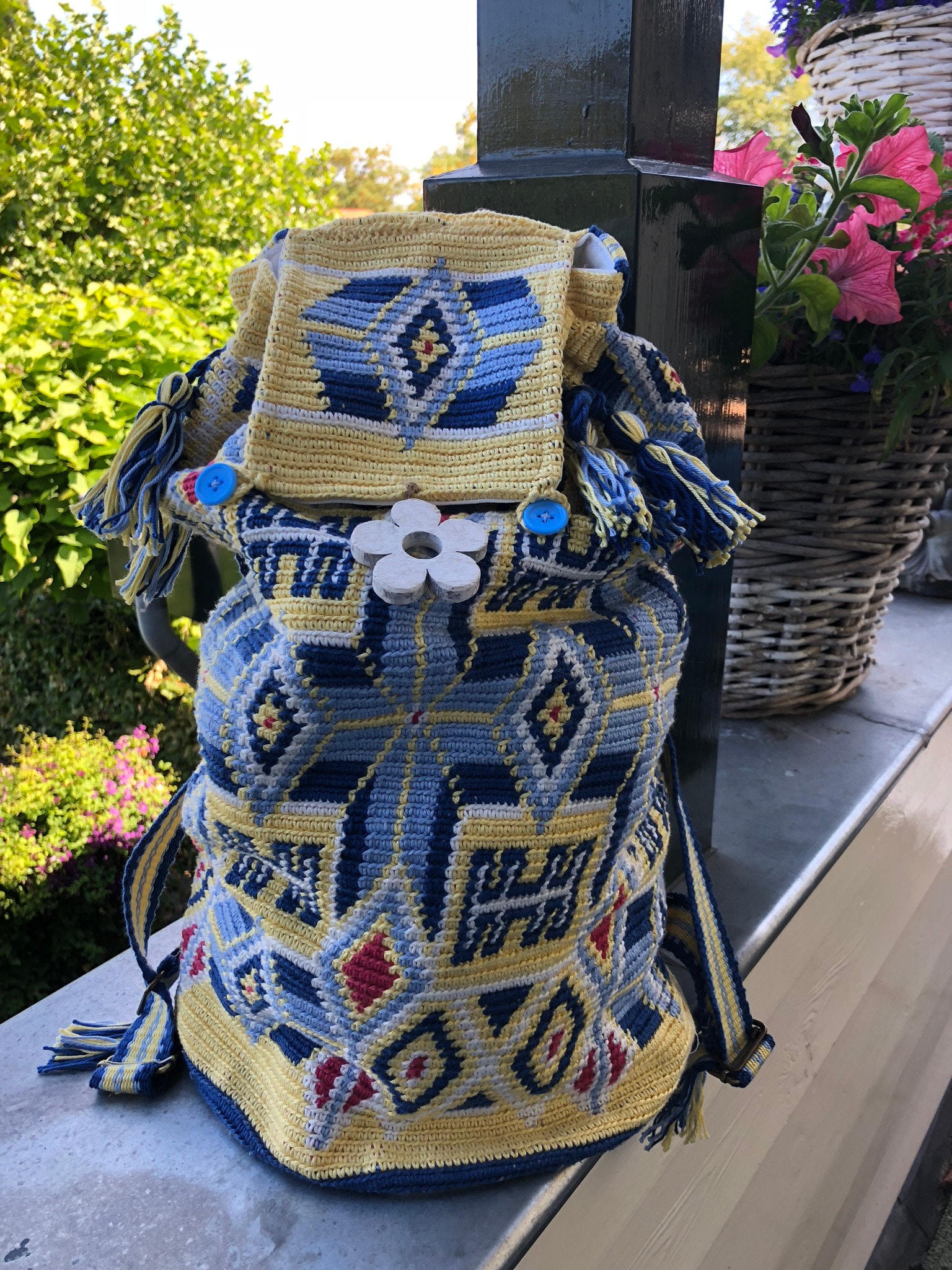 Etsy - Mochilabybarlotti Yellow Mochila Backpack