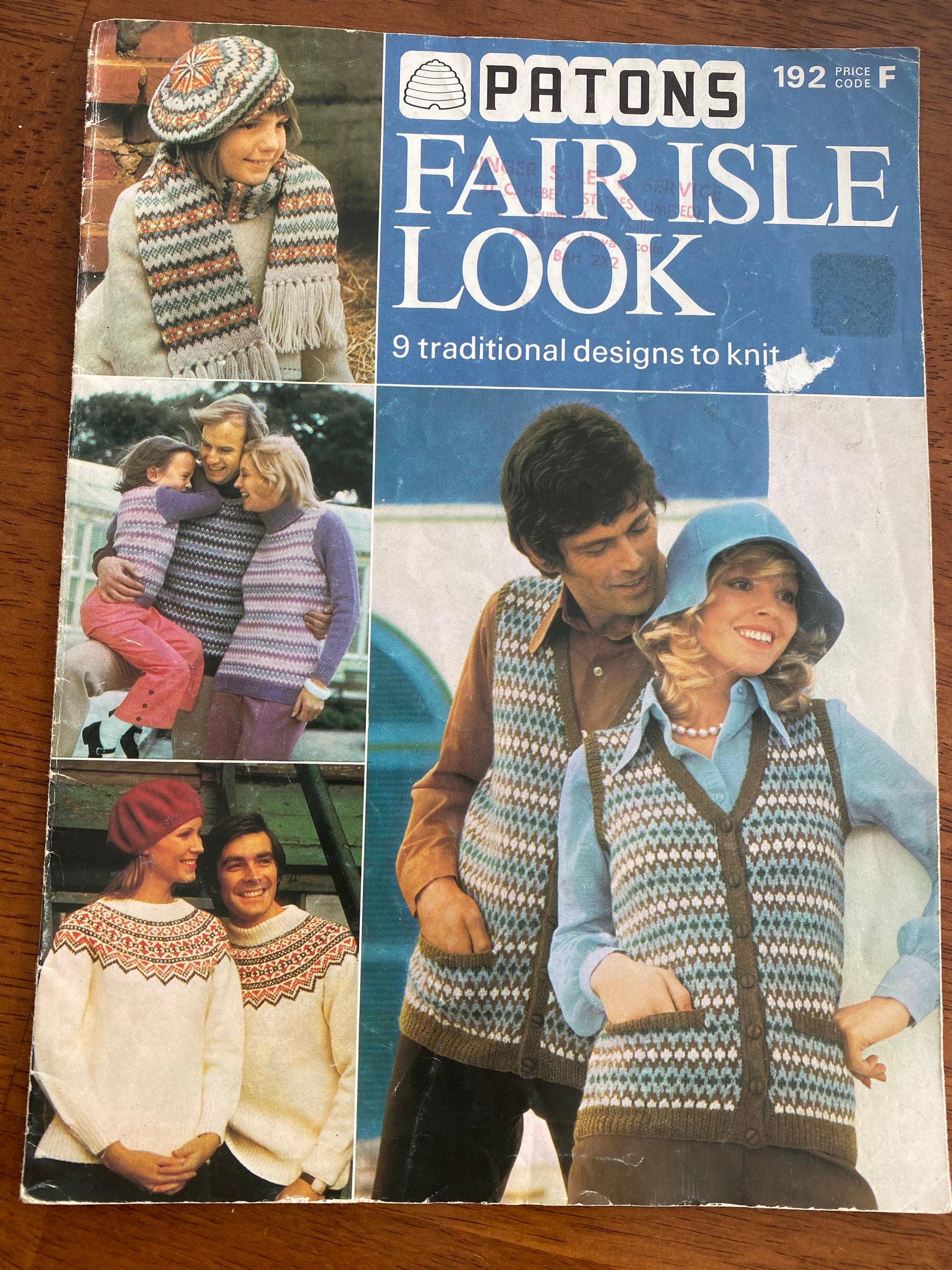 patons fair isle knitting patterns