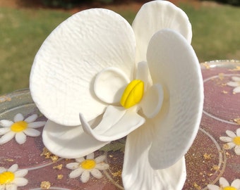 Fondant Orchid: Cake Cupcake Sugar Flower Topper