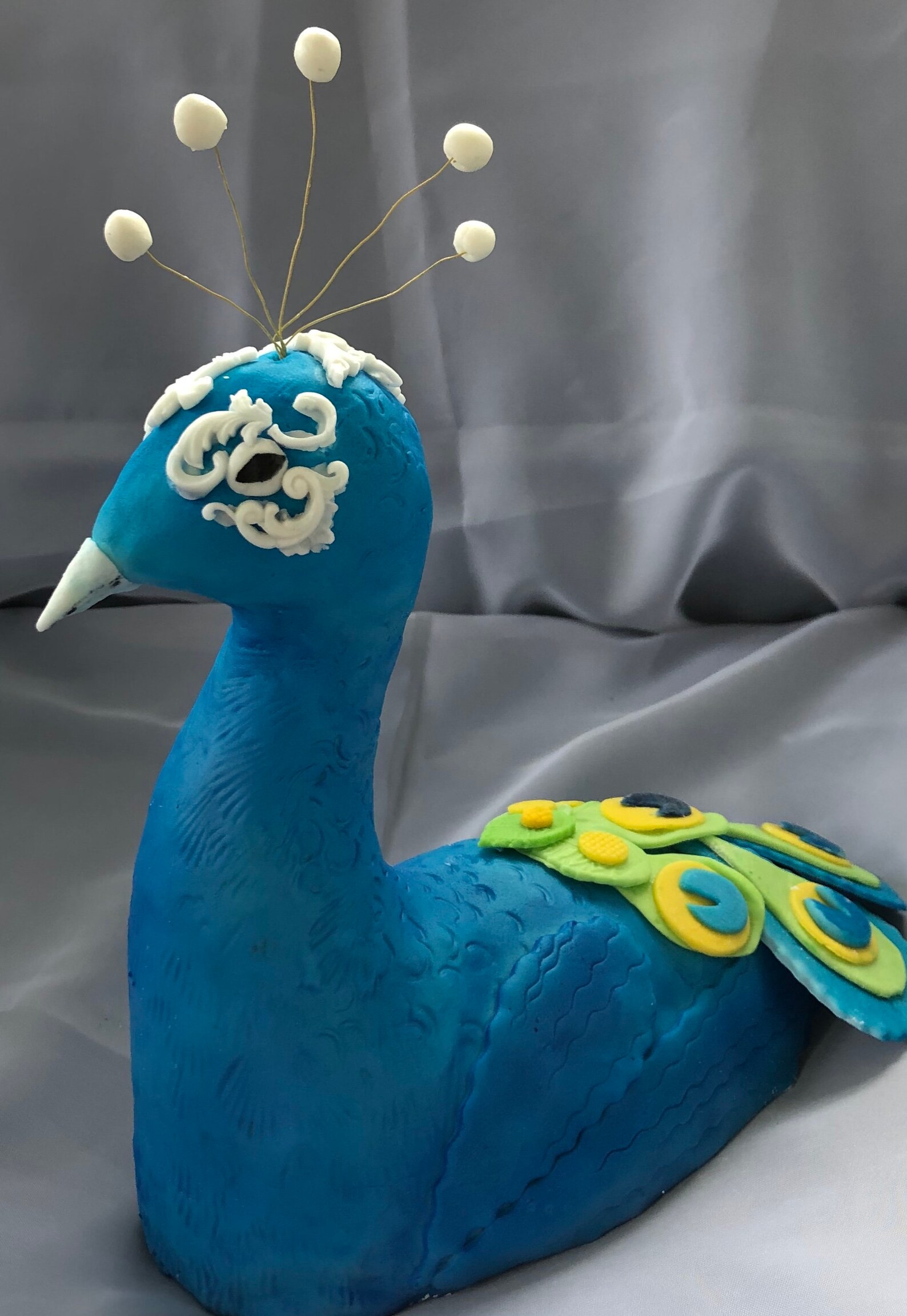 Fondant Peacock Body Cake Topper /Peacock Toppers and Etsy