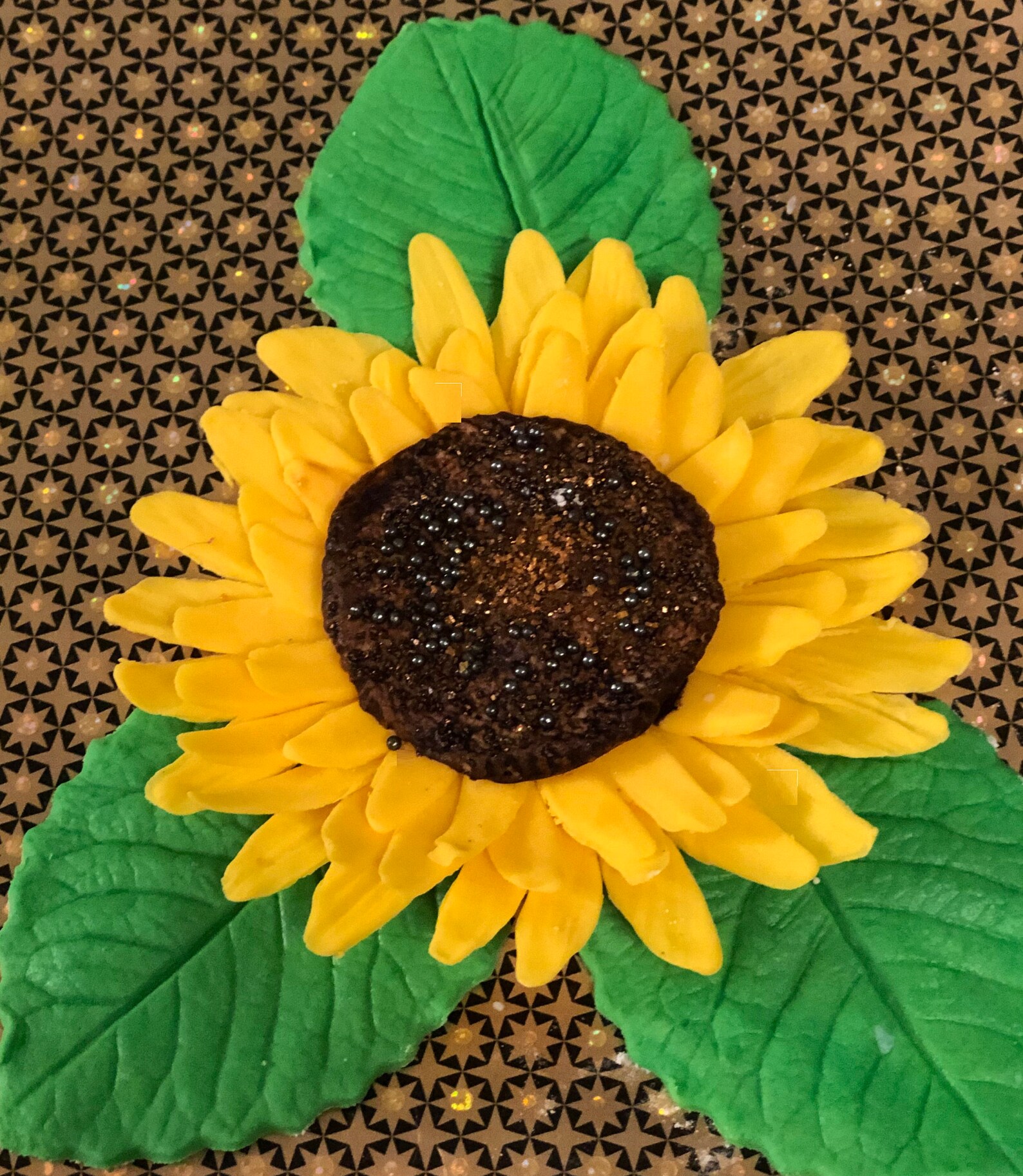 Fondant Sunflower / Edible Big Fondant Sunflowers / Fondant Etsy