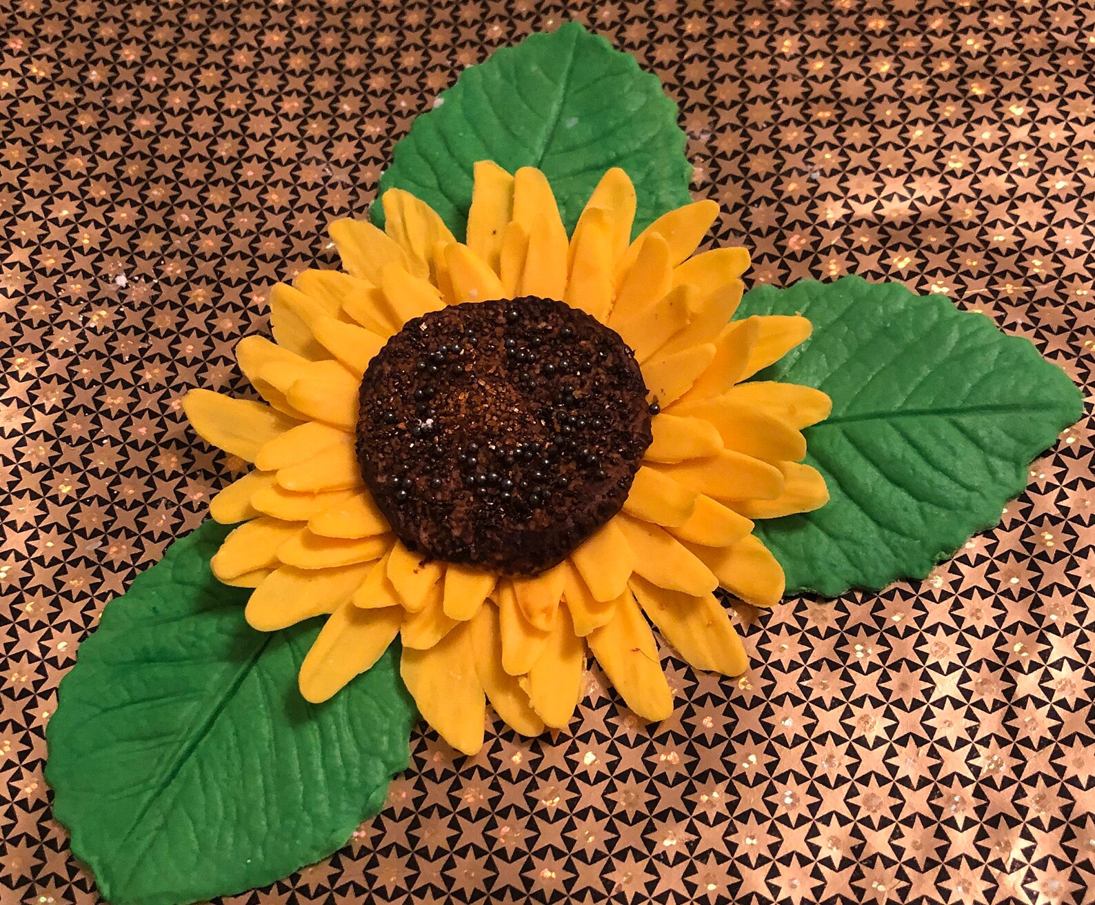 Fondant Sunflower / Edible Big Fondant Sunflowers / Fondant Etsy