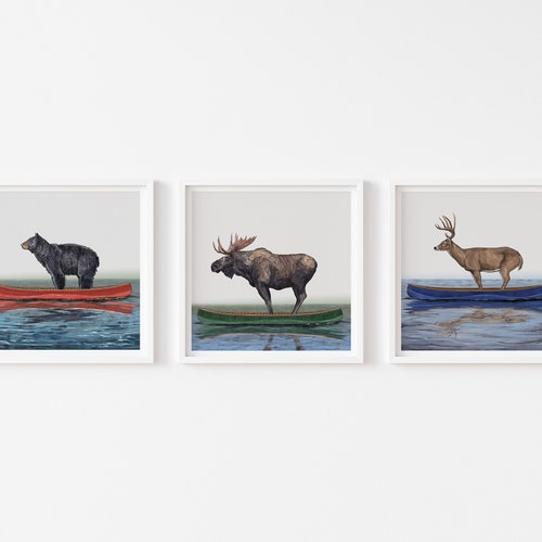 Set Of 3 Art Prints - 12x12