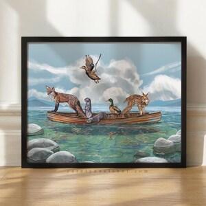 Travellers II - 8x10" Fine Art Print, Peaceful Wall Art immagine 7