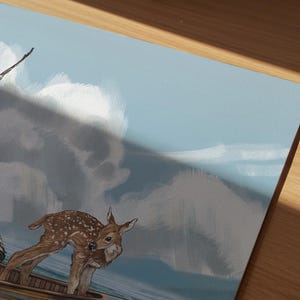 Travellers II - 8x10" Fine Art Print, Peaceful Wall Art immagine 2