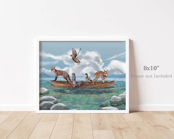 Travellers II -  8x10" Fine Art Print, Peaceful Wall Art