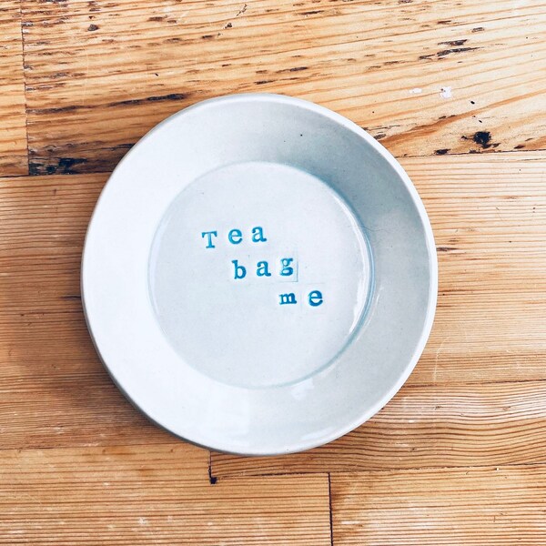 Ceramic Tea Bag Holder Etsy UK