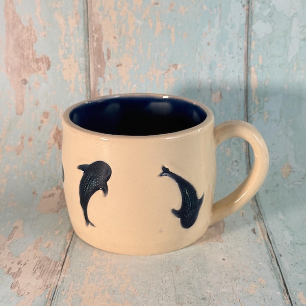 Whale Shark Mug, Large Ceramic Cup