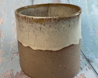 Yellow Ceramic Planter, Indoor Plant Pot