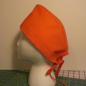 Surgeon cap -  Solid Orange