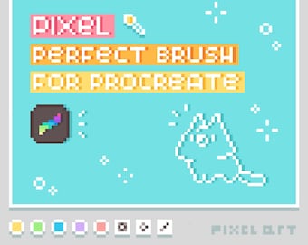 Procreate Brush | Pixel art | Pixel perfect