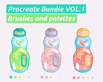 Procreate Brushes VOL.1 | Basic Palettes & Brushes